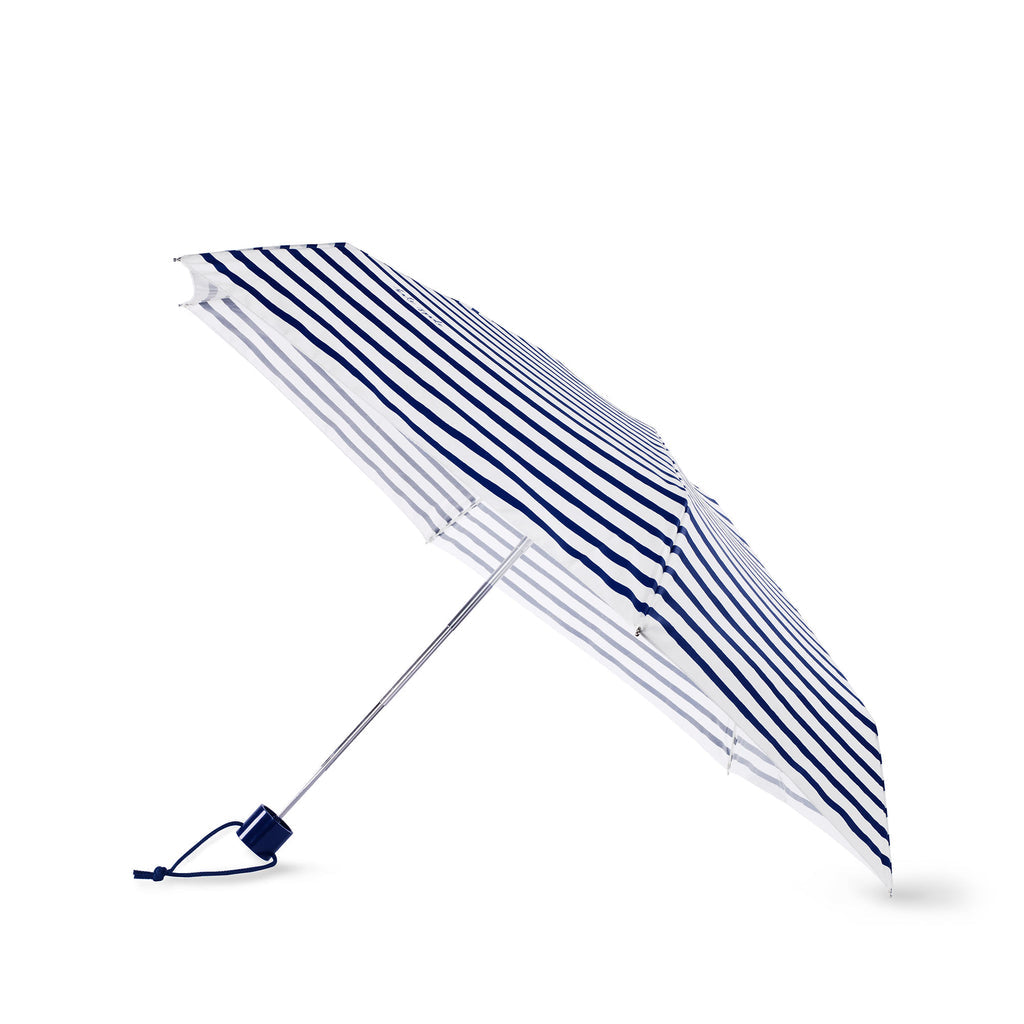 Mini Umbrella - Navy Painted Stripe