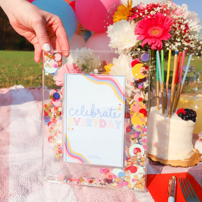 Celebrate Every Day Confetti Frame