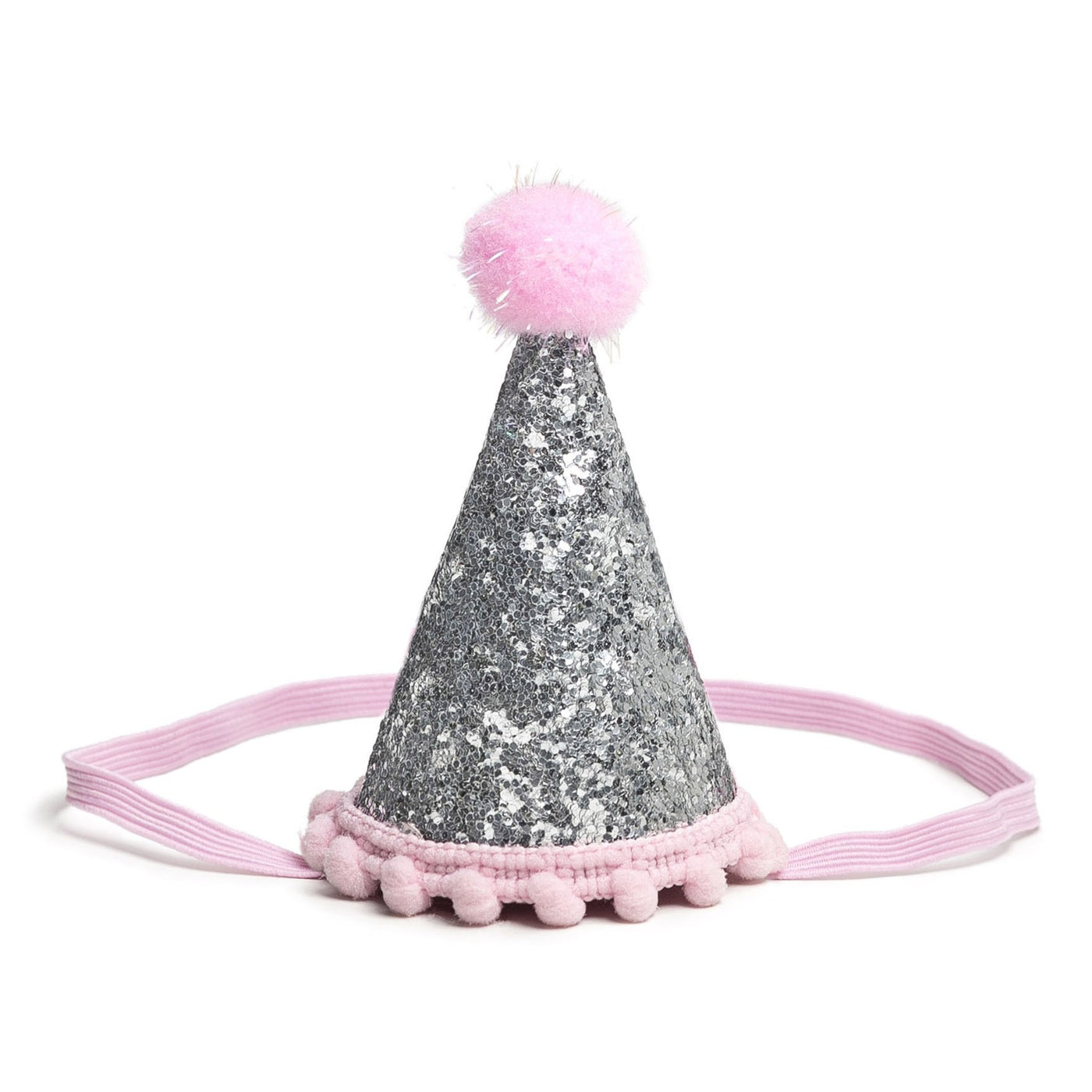 Silver/Pink Party Hat