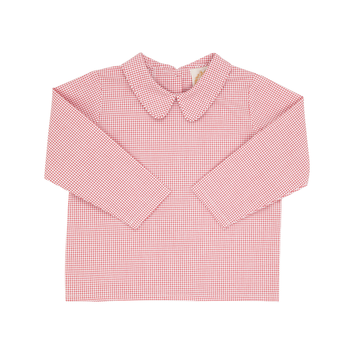 Peter Pan Collar Shirt LS Richmond Red Windowpane