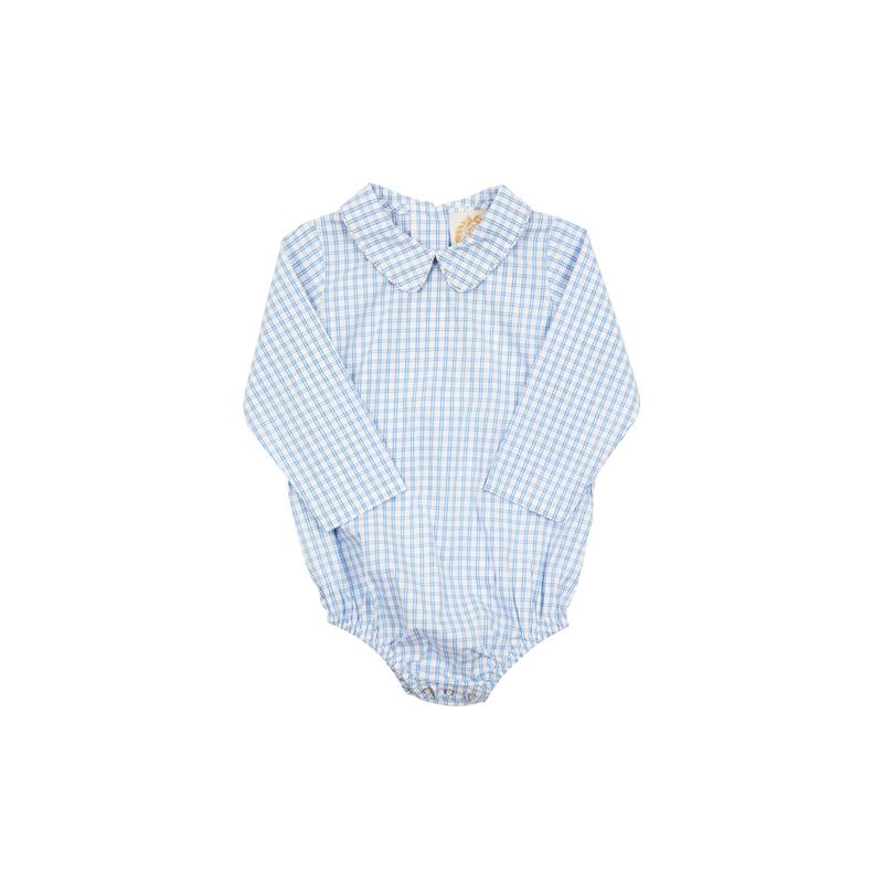 LS Peter Pan Shirt - Woven - Winnetka Windowpane