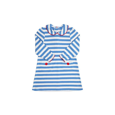 Petunia Play Dress-Barbados Blue Stripe/RR