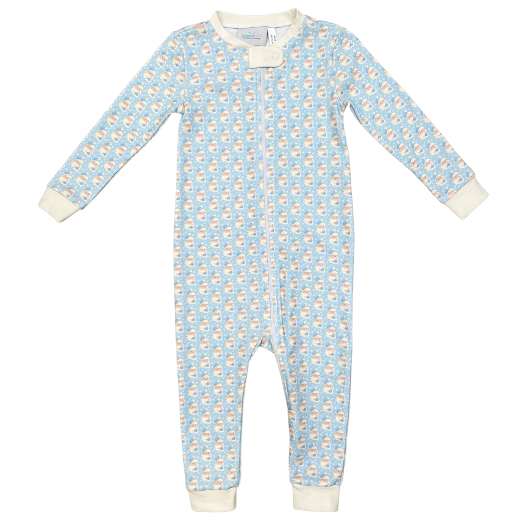Boys One Piece Jammies- Santa