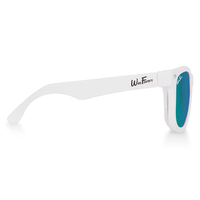 Polarized Weefarers - White & Sea Green