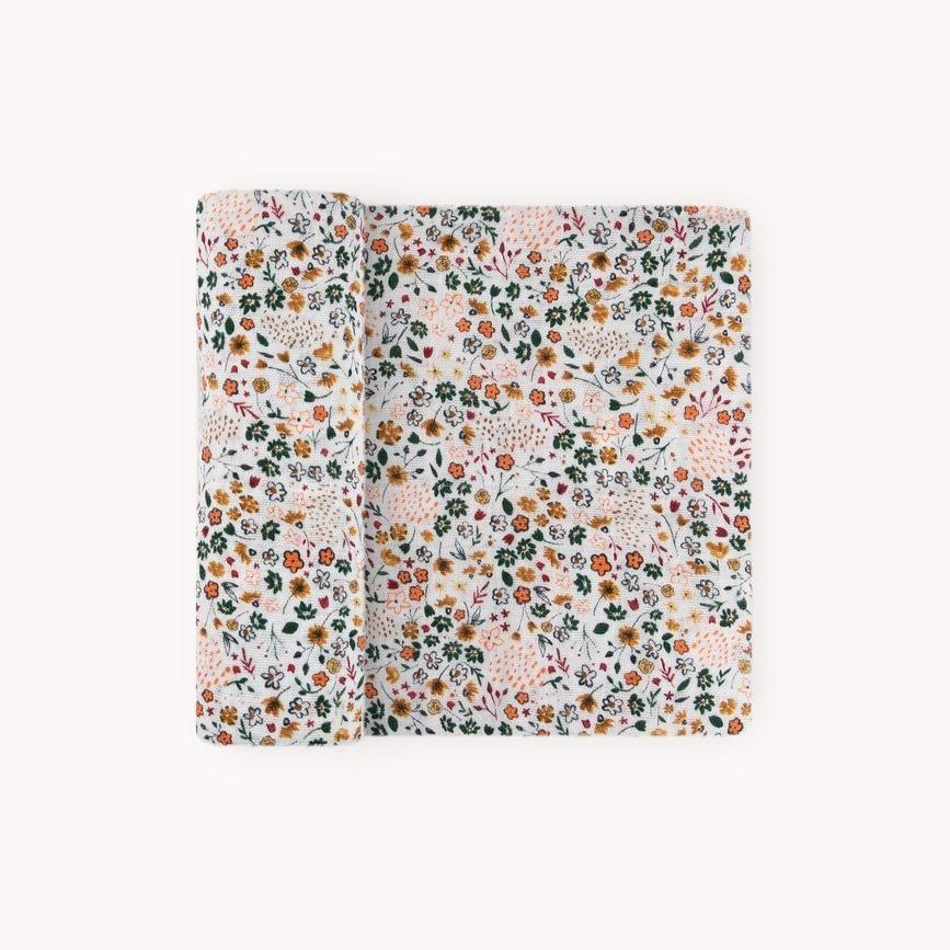 Single Swaddle - Pressed Petals