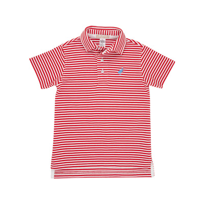 Prim and Proper Polo - RR Stripe/Barbados Blue