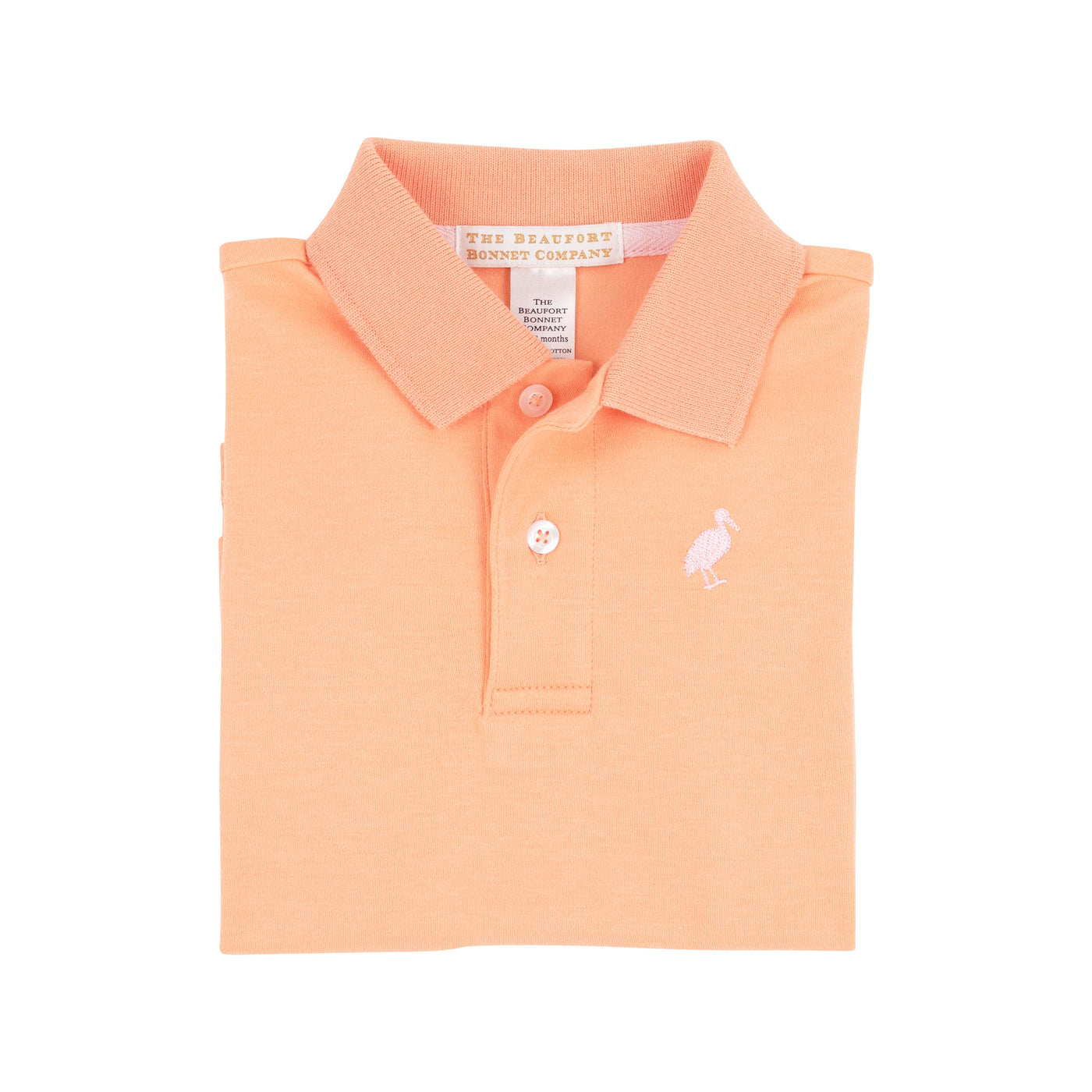 Prim and Proper Polo SS Pima- Seashore Sherbert/PBP Stork