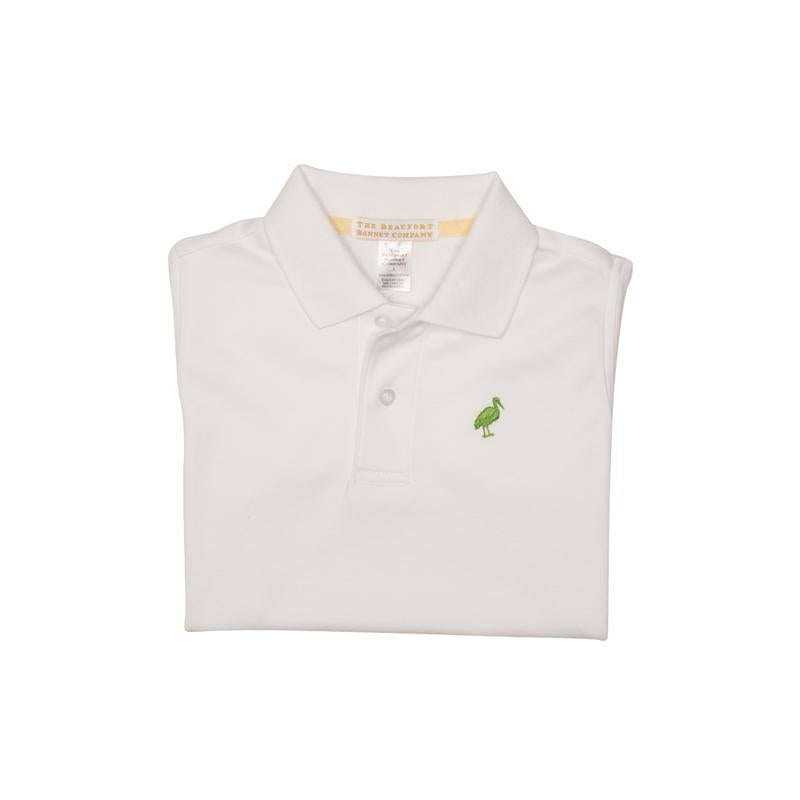 Prim and Proper Polo - White / Grantham Green