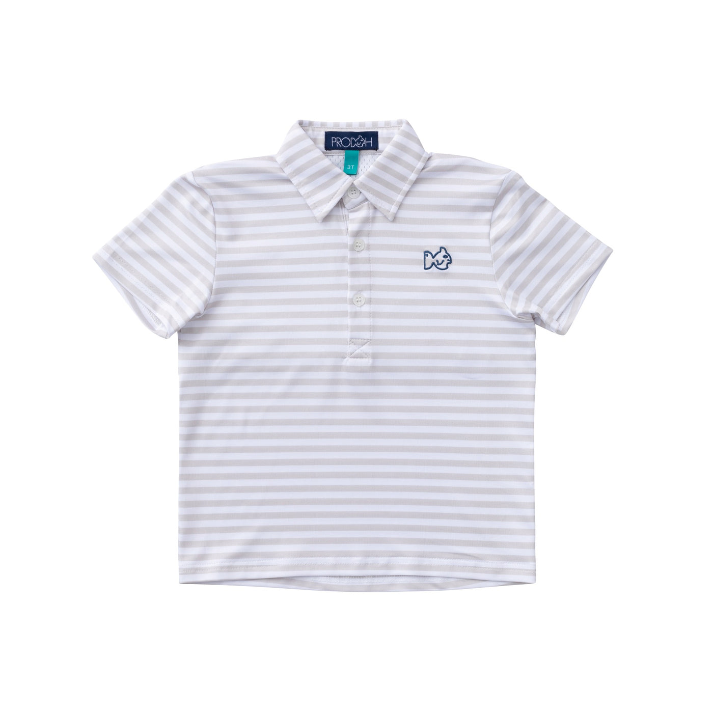 Performance Polo - Stone Stripe