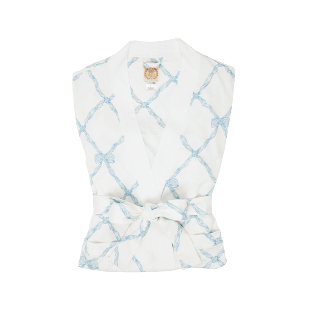 Ready Or Not Robe - Buck Blue Belle Meade Bow/WAW