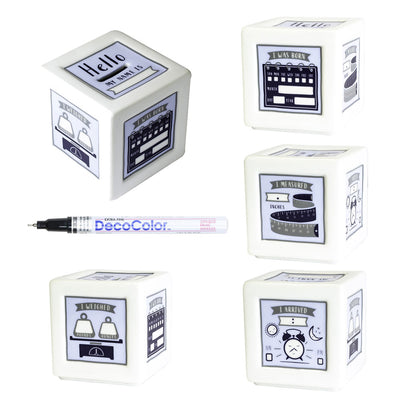 Birth Record Bank - Blue w/Paint Pen