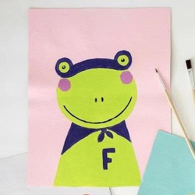 Paint By Numbers - Super Hero Frog