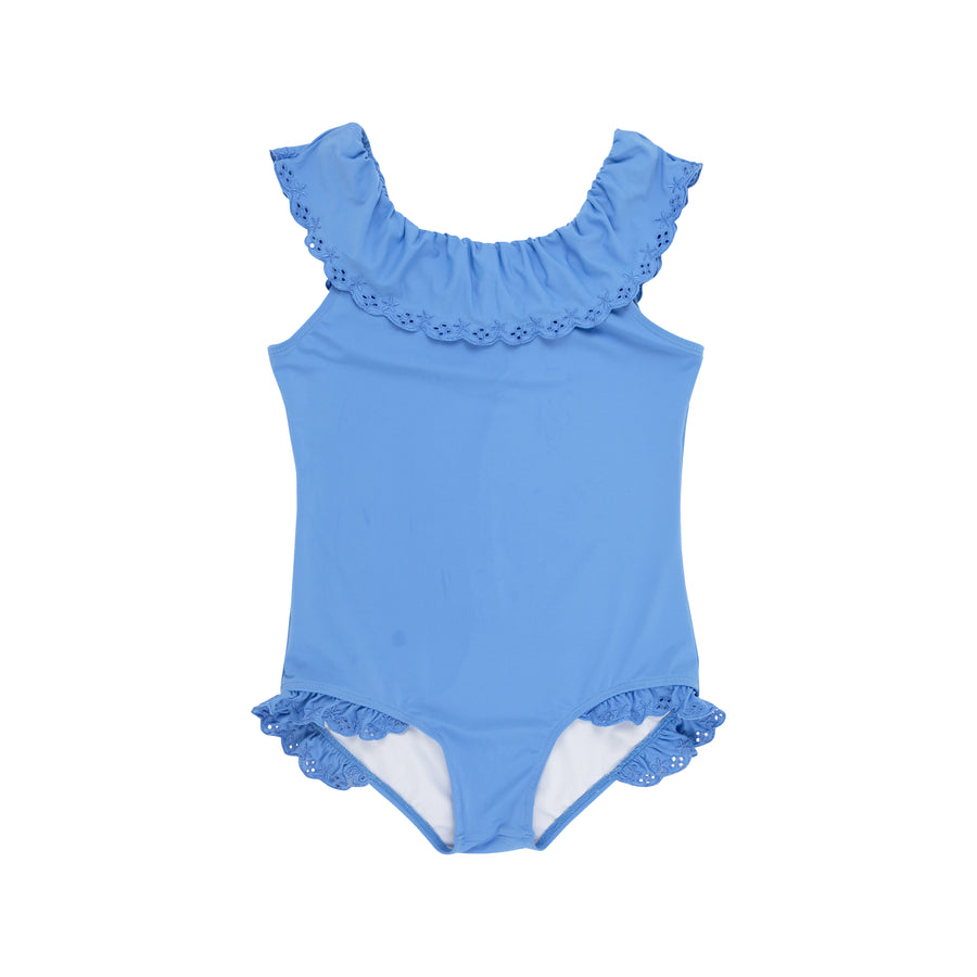 Sandy Lane Swim Suit- Barbados Blue Ruffle