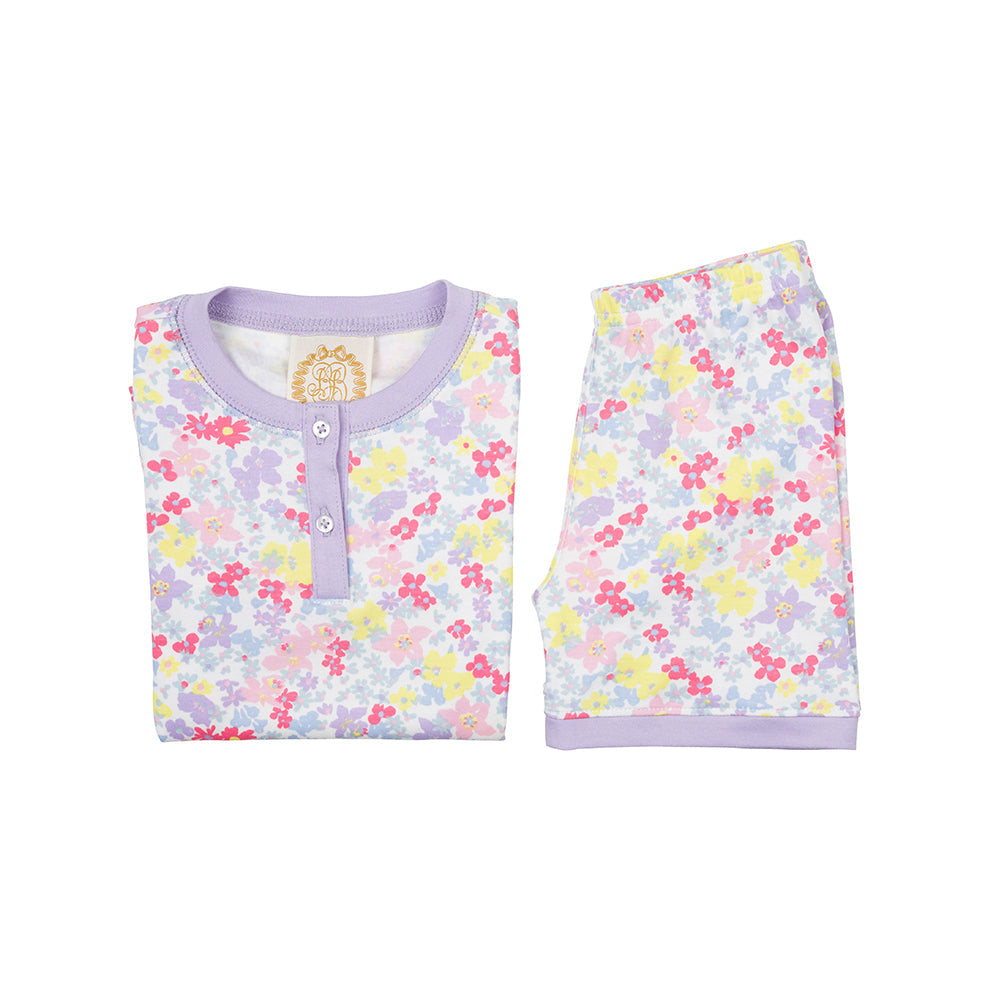 Sara Jane's Short Set-Coral Gables Garden/LL