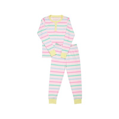 Sara Jane's Sweet Dreams Set - Millars Sound Stripe/Lake Worth Yellow