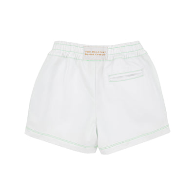 Schroeder Short - Worth Ave White/Grafton Green