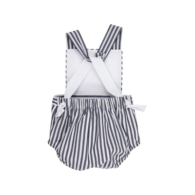 Seabrook Sunsuit -Nantucket Navy Stripe