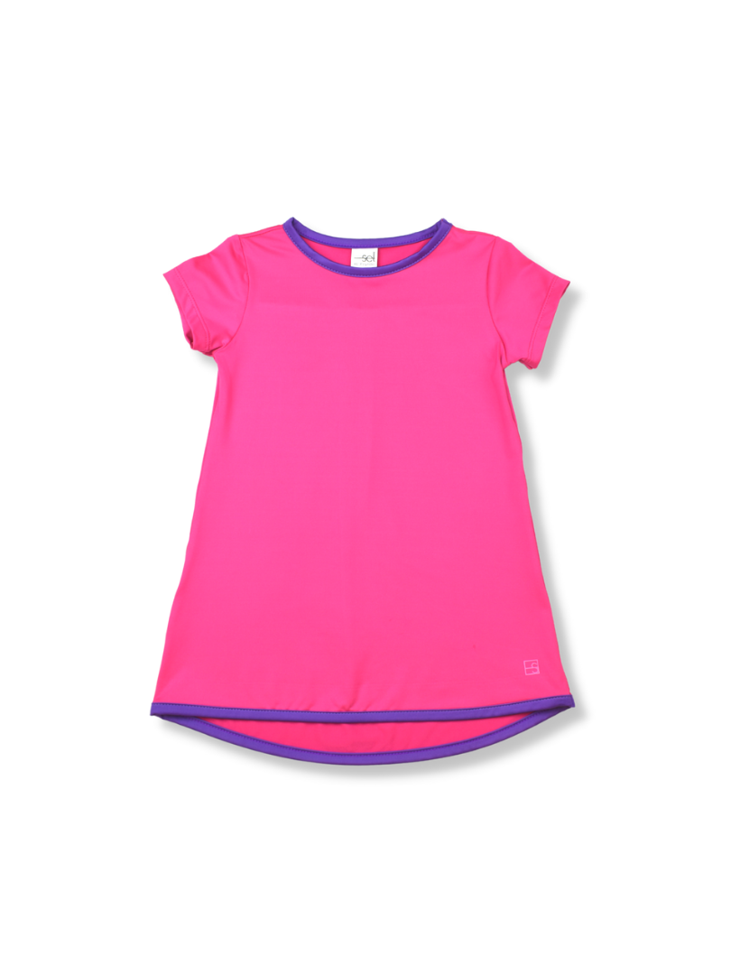 Lindsay Long T-Pink/Purp