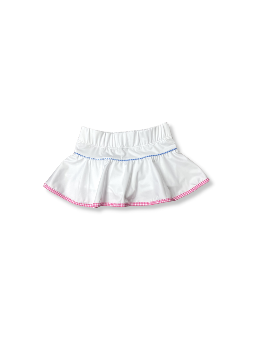 Quinn Skort- White/Royal/Pink MG