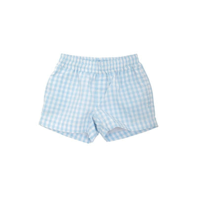 Sheffield Shorts - Buckhead Blue Gingham w/ Bellport Butter Yellow