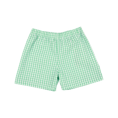 Shelton Shorts - Grafton Green Gingham