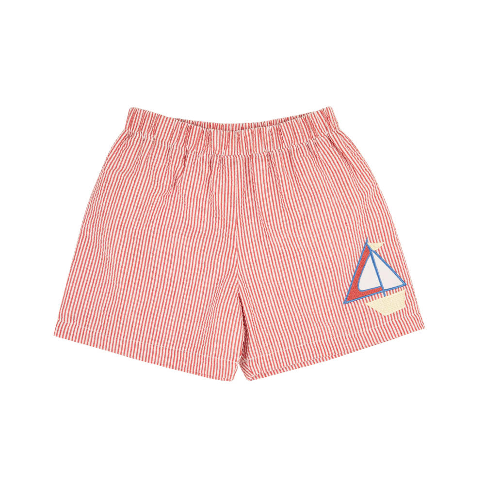 Shelton Shorts- Sailboat Applique