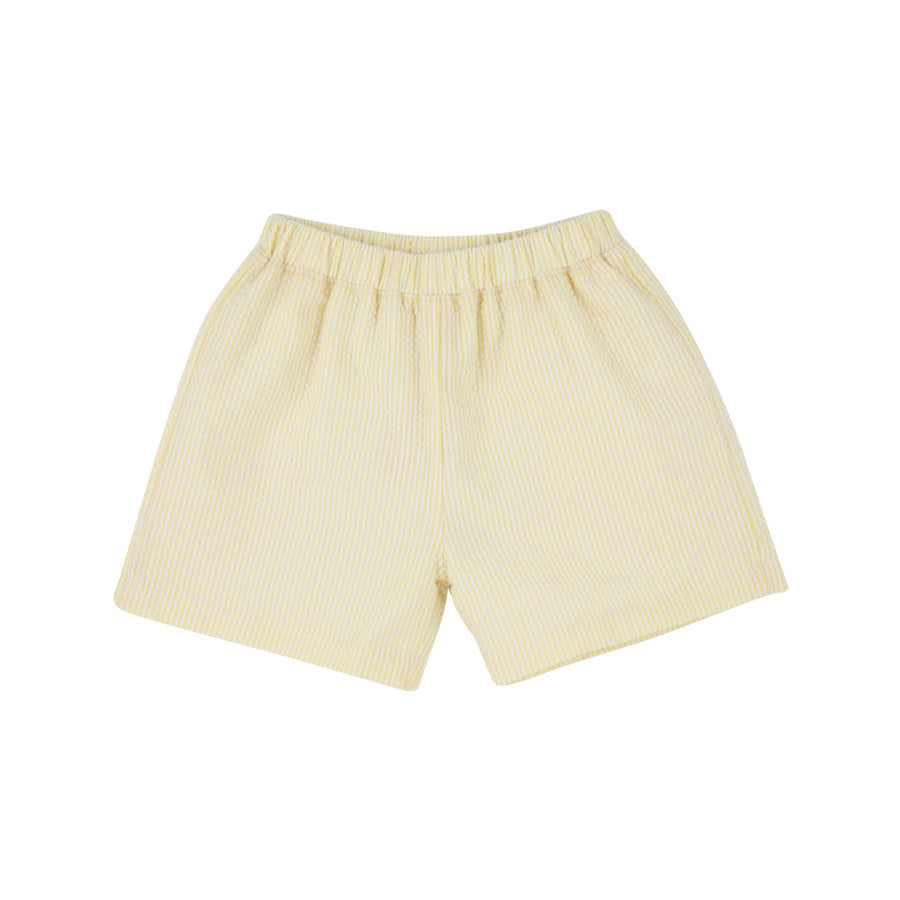 Shelton Shorts - Seaside Sunny Yellow Seersucker