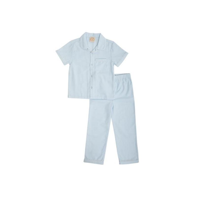 Lock's Little Man Set - SS - Buckhead Blue/Worth Ave White