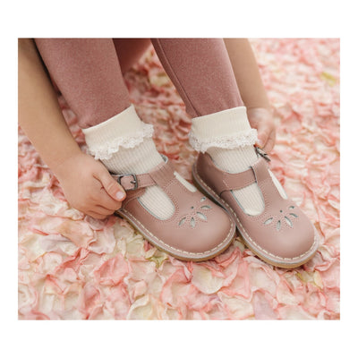 Sienna Vintage Inspired Appleseed Mary Jane Dusty Pink
