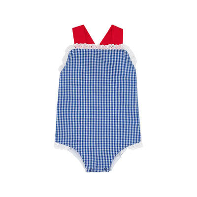 Sisi Sunsuit Rockefeller Royal Gingham/RR