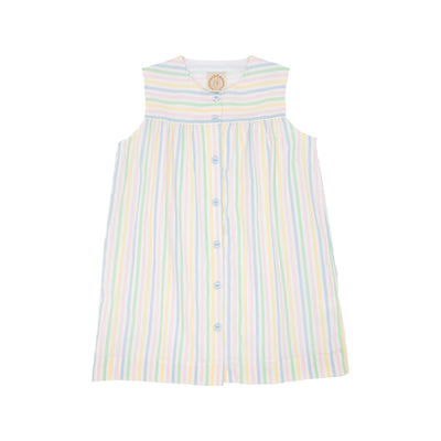 Sleeveless Tabitha's Teacher's Pet Dress -South Carolina Stripe