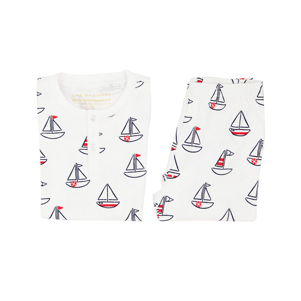 Sutton's Short Sleeve Set- Undulata Regatta/WAW