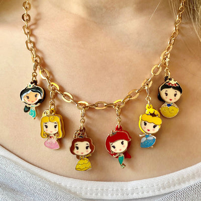 Charm It! Gold Swivel Snow White Charm