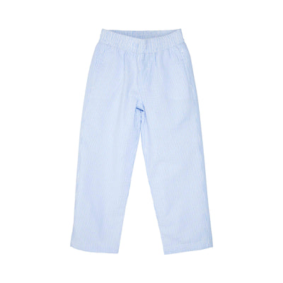 Sheffield Pants Breakers Blue Seersucker