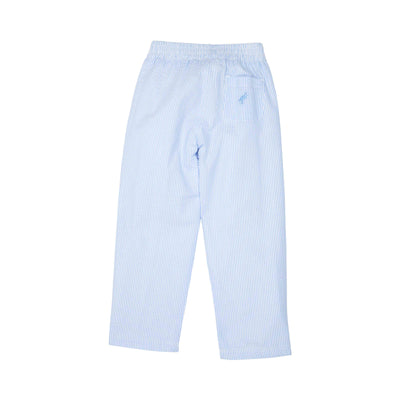 Sheffield Pants Breakers Blue Seersucker