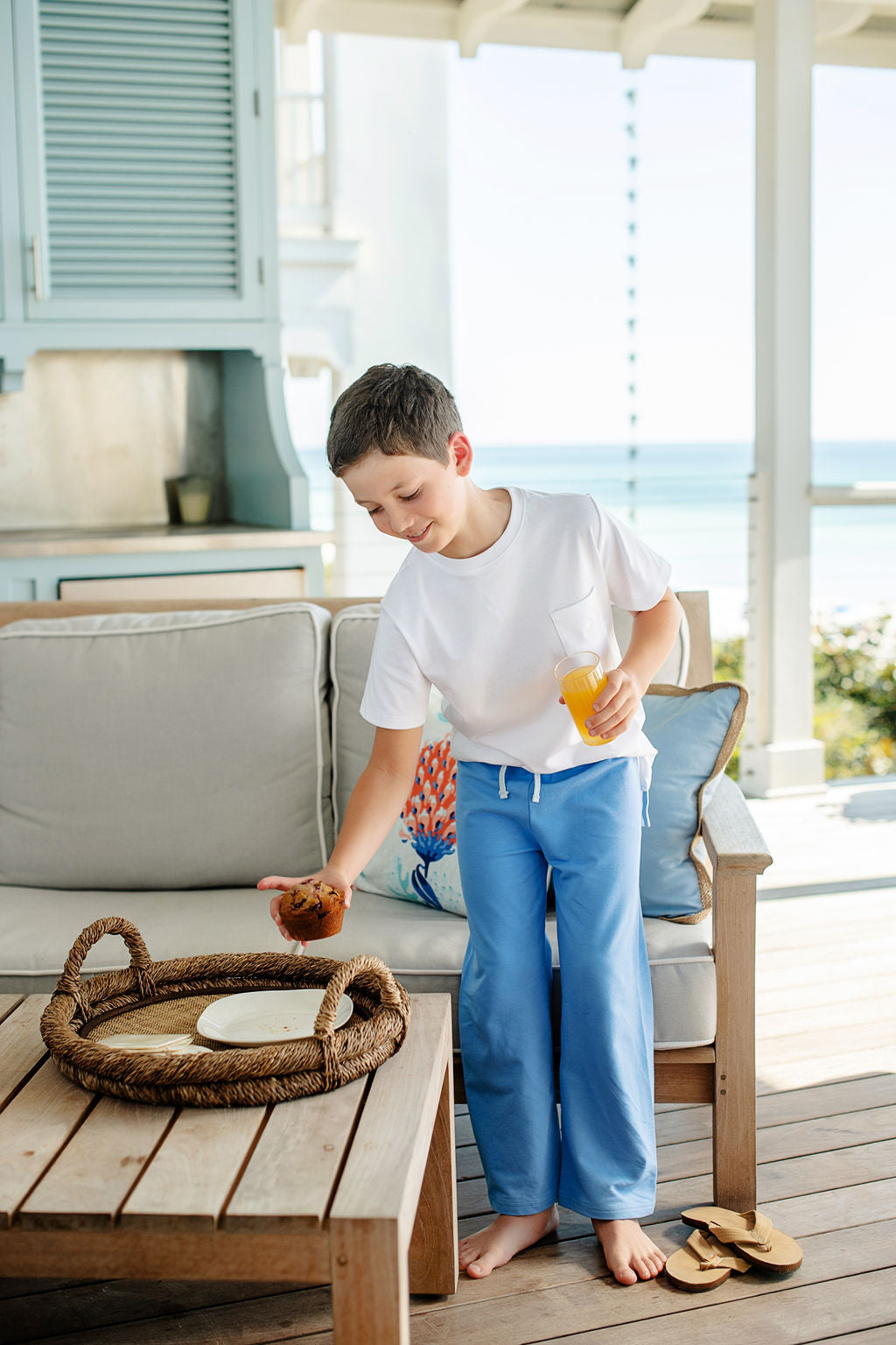 Sunday Style Sweatpant - Barbados Blue/Buck Blue