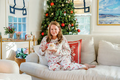 Callahan Cabernet Lounge Set - Keeping Spirits Bright/PalmPearl