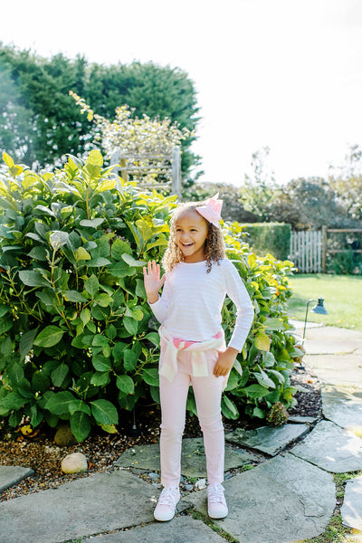 Penny's Play Shirt & Onesie-Palm Beach Pink Stripe