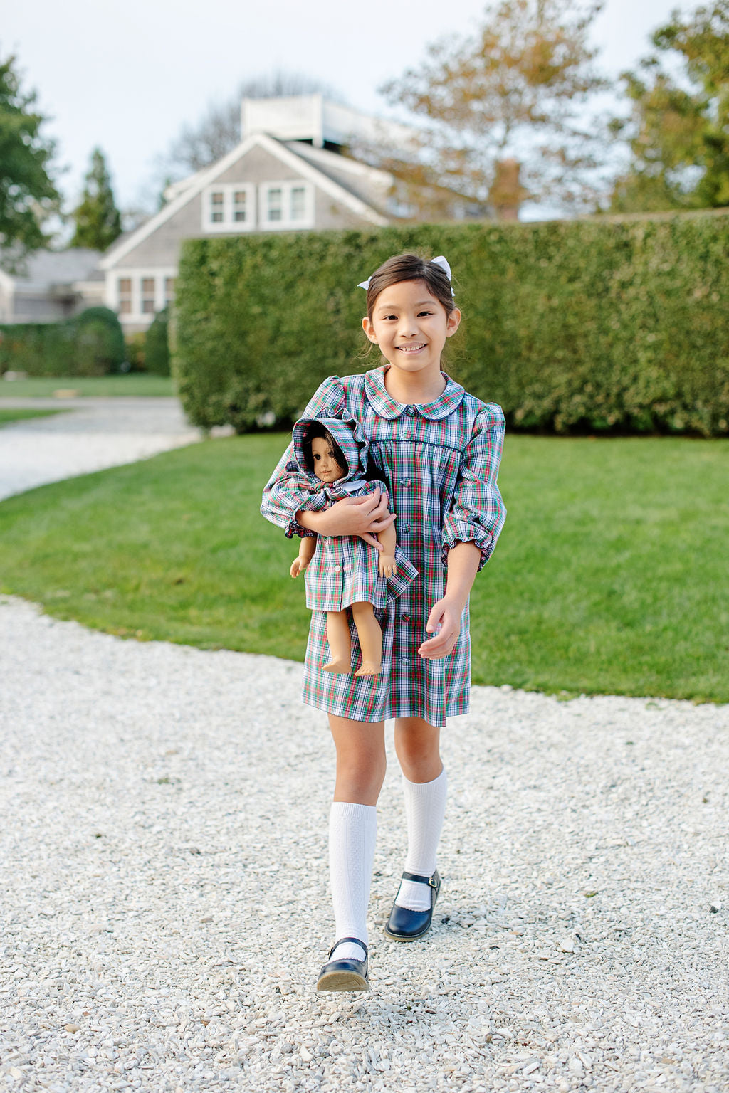 Dolly's Tabitha's Teacher's Pet Dress -Prestonwood Plaid