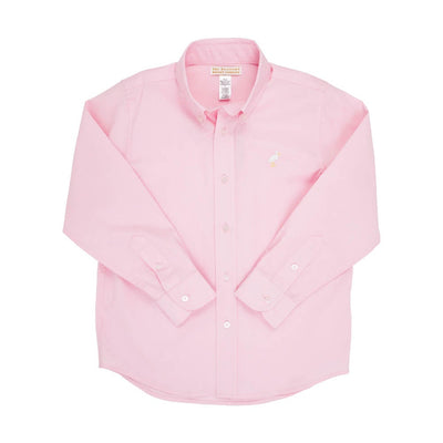 Dean's List Dress Shirt-Palm Beach Pink/Multi Stork
