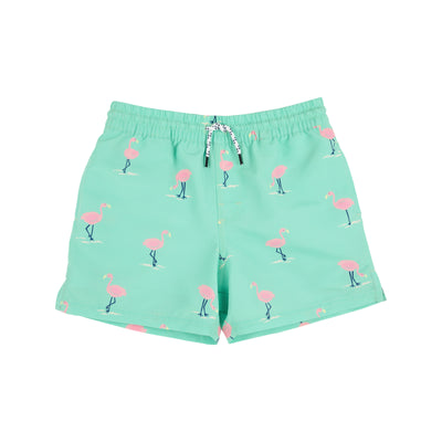 Tortola Swim Trunk - Flarda Flamingo (Green)/NN