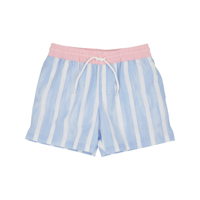 Turtle Bay Swim Trunks - Sea Wall Stripe