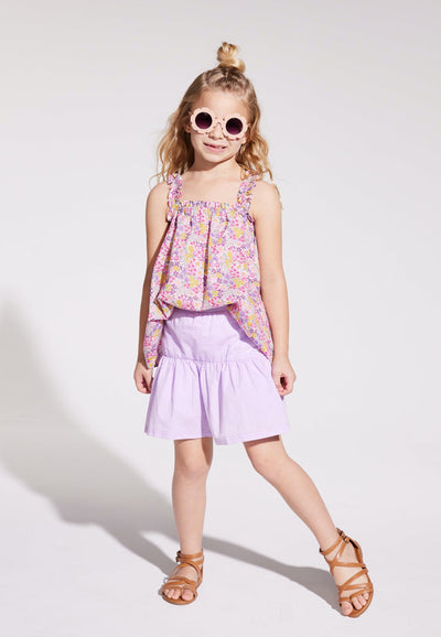 Sally Skort Lilac Polka Dot
