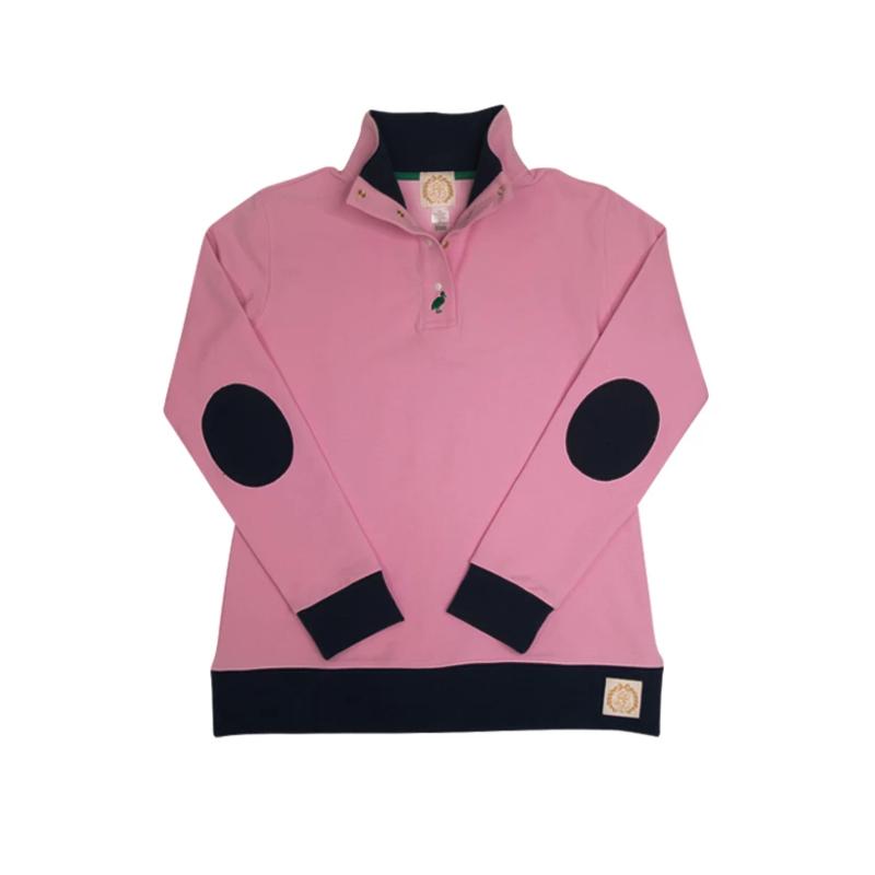 Women's Pendleton Popped Collar - Hot Pink with Navy