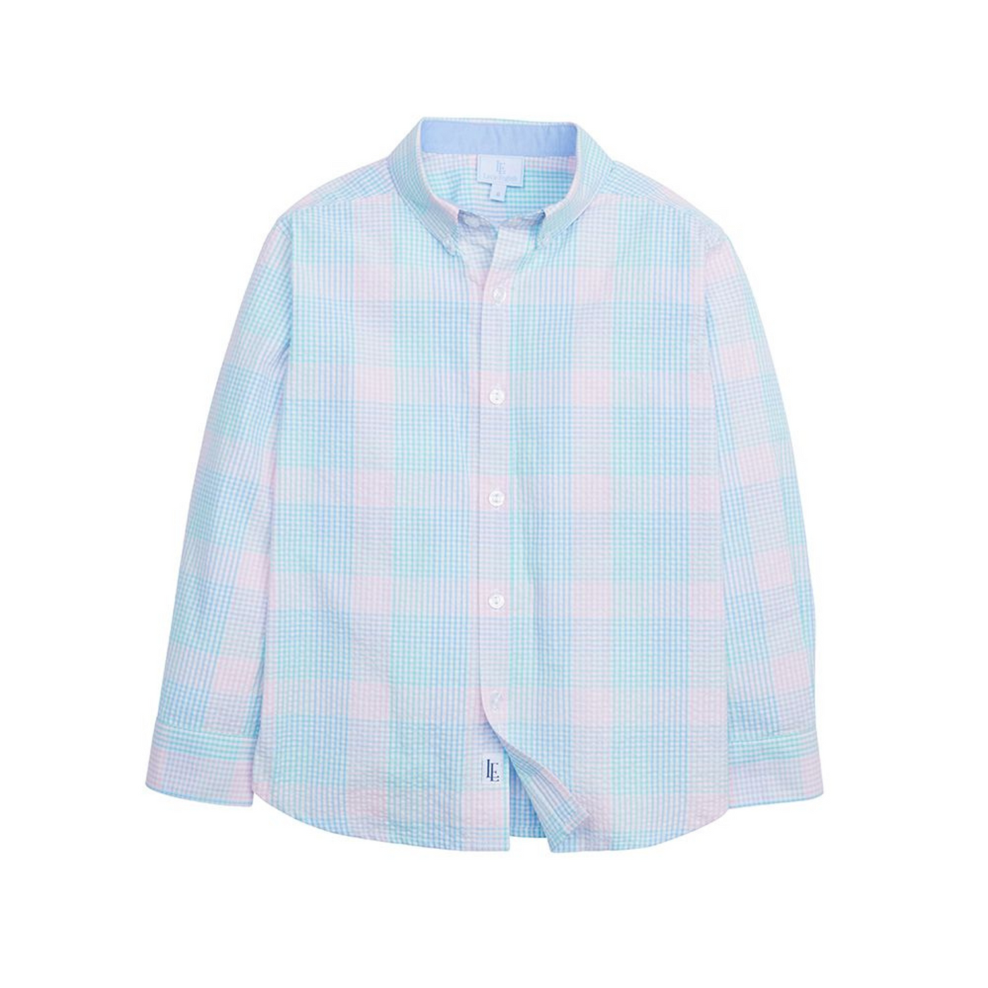 Button Down Shirt - Palm Beach Plaid