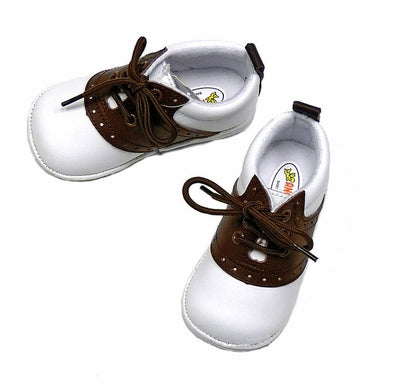 Saddle Shoe Style 2342 - White/Brown