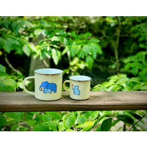 Tea For Two - Elephant - Enamelware Set