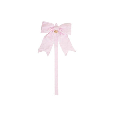 Bibie Bow Holder - Pink Savannah Seersucker