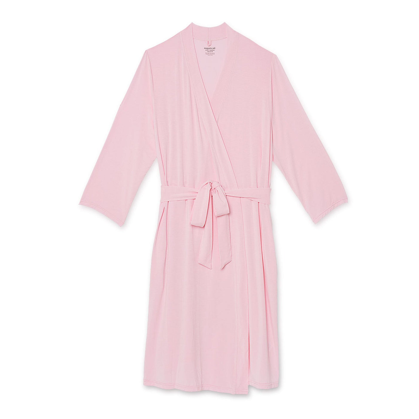 Cake My Day Pink Solid Modal Magnetic Robe