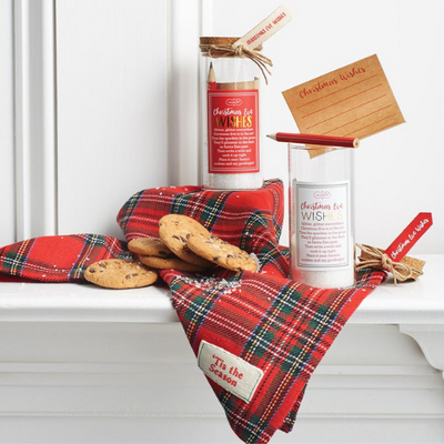 Red Christmas Eve Wishes Set